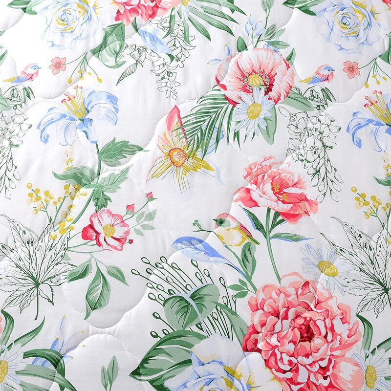 富安娜（FUANNA） 巧若芙蓉 七孔抗菌印花夏被 152*210cm （单位：床）  