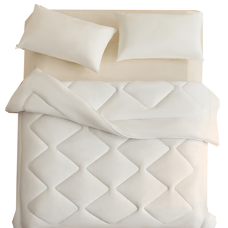 恒源祥 HYX271BZ 水洗磨毛抗菌被 200*230cm （单位：床）  奶白