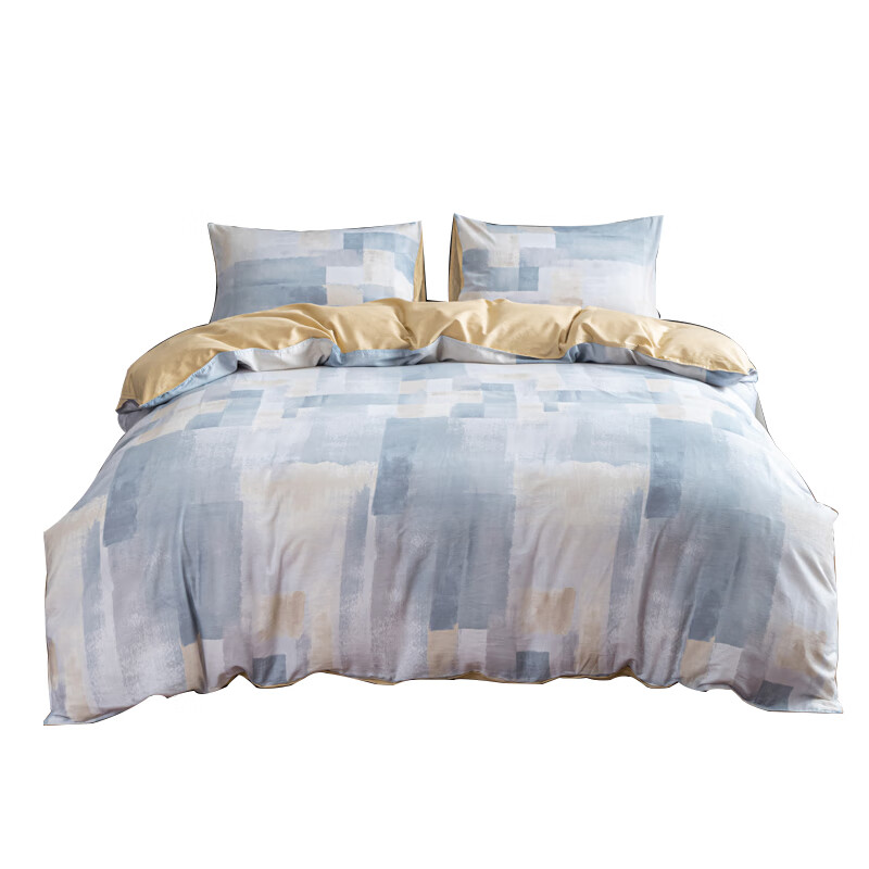 艾逸瑶选 JF-241200 碧海金沙纯棉四件套 200*230cm （单位：套）  