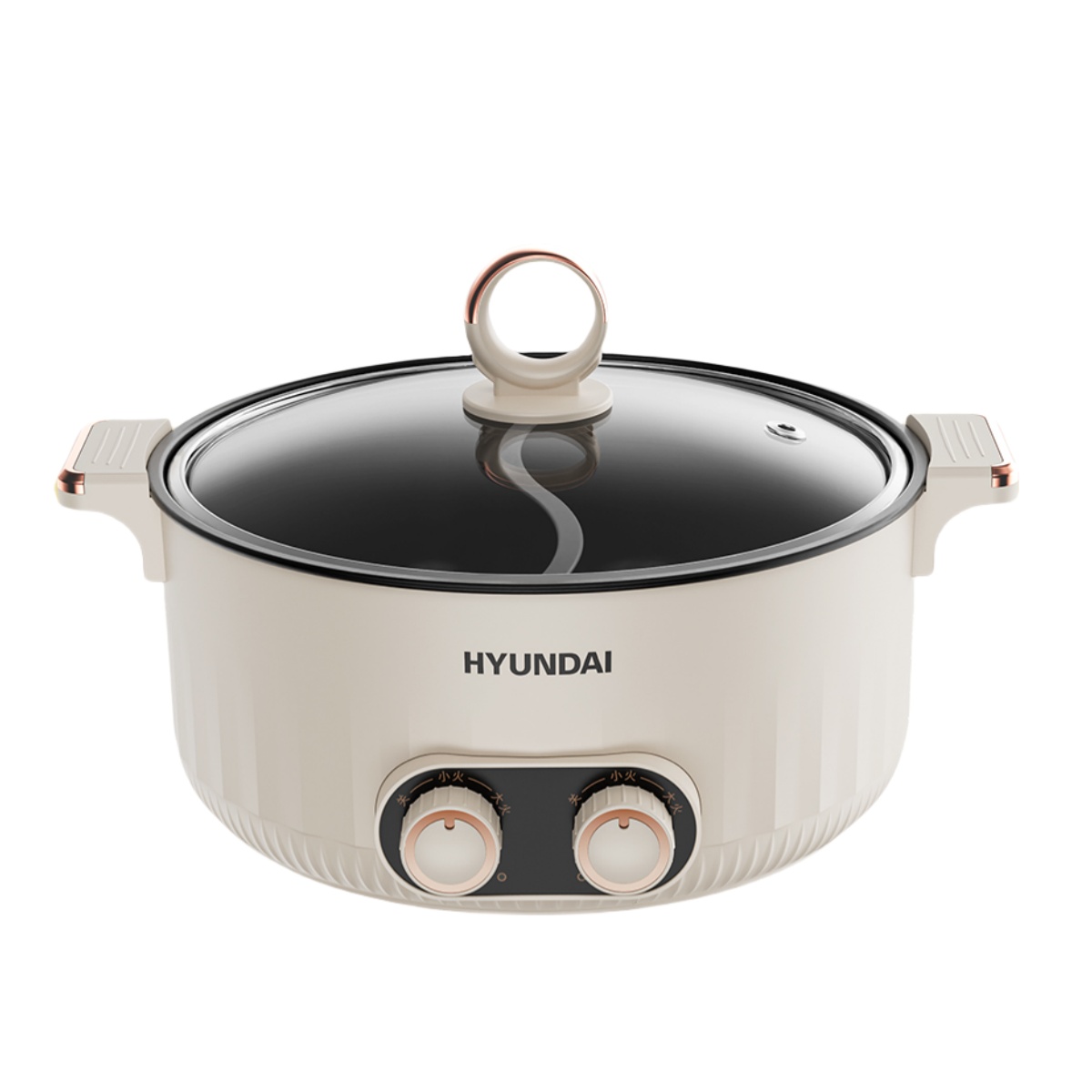 现代（HYUNDAI） QC-HG1325A 鸳鸯电火锅 5L （单位：台）  