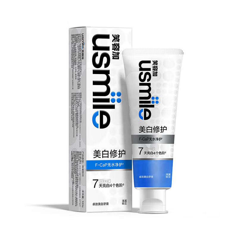 笑容加（usmile） 浅溪铃兰 卓效美白牙膏 100g （单位：盒）  