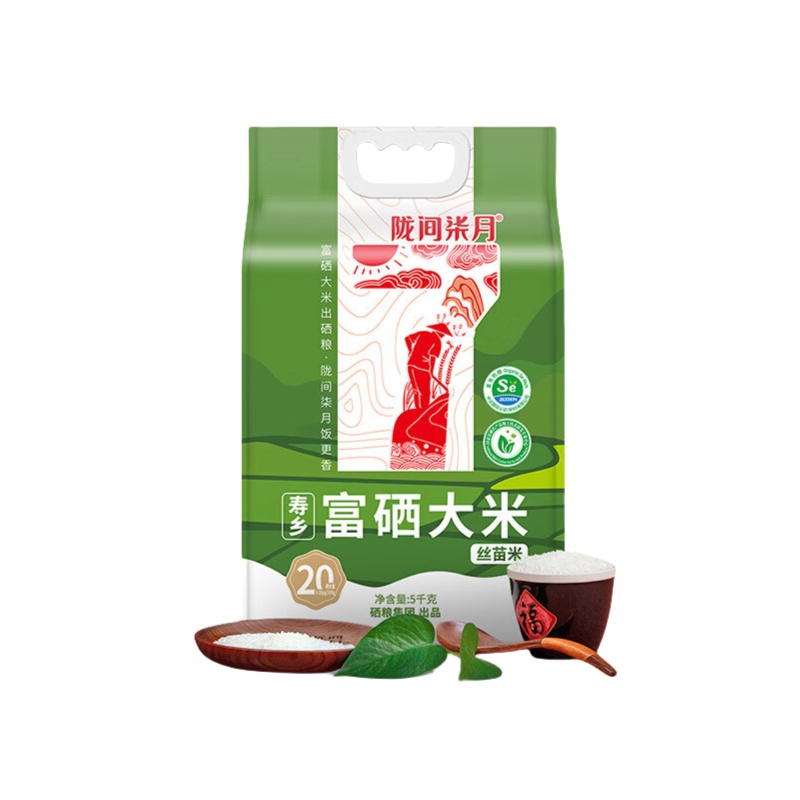 陇间柒月 寿乡 富硒大米 5kg （单位：袋）  