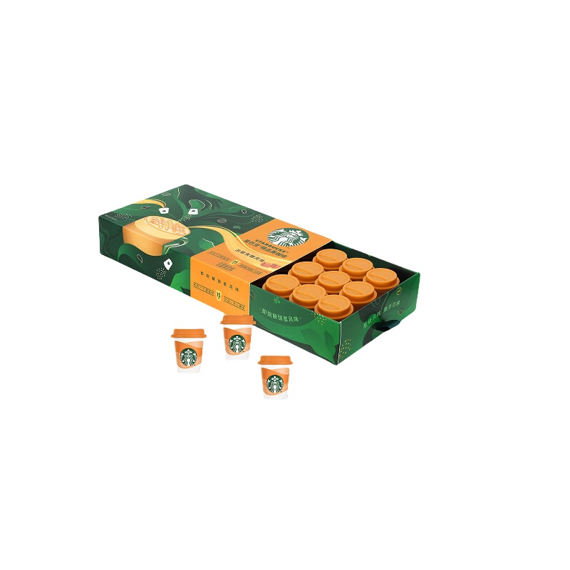 星巴克（Starbucks） 浓郁焦糖风味 随星杯3.0系列 焦糖风味 精品黑咖啡 2.2g/颗 15颗/盒 （单位：盒）  