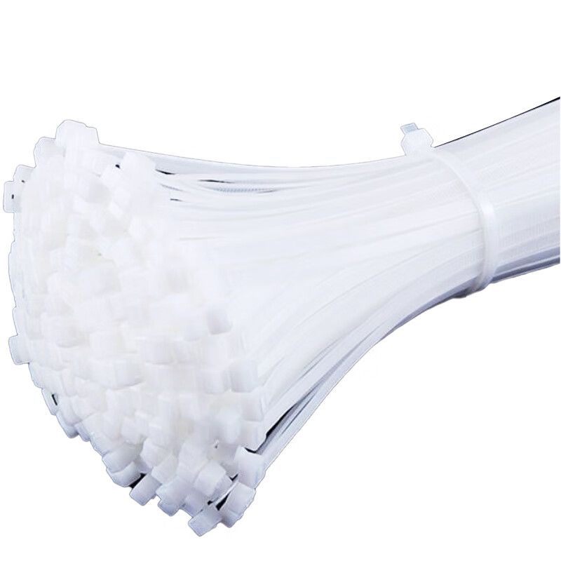 艾逸瑶选 自锁式 尼龙扎带 8*500mm 75/包 （单位：包）  白色