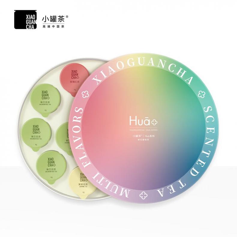 小罐茶 花开锦时 窨制花茶组合茶 4g*12罐 (玫瑰红茶4g*3,+茉莉花茶4g*3+桂花乌龙茶4g*3+茉莉乌龙茶4g*3) （单位：盒）  