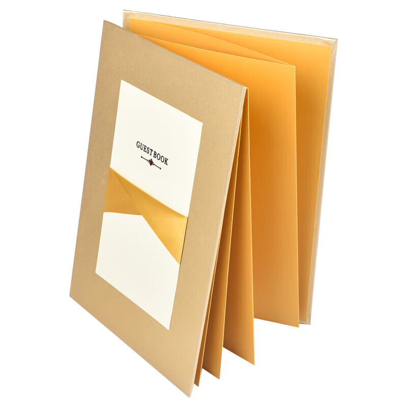递乐（DiLe） 5319 嘉宾签到簿 25*35cm （单位：本）  土豪金