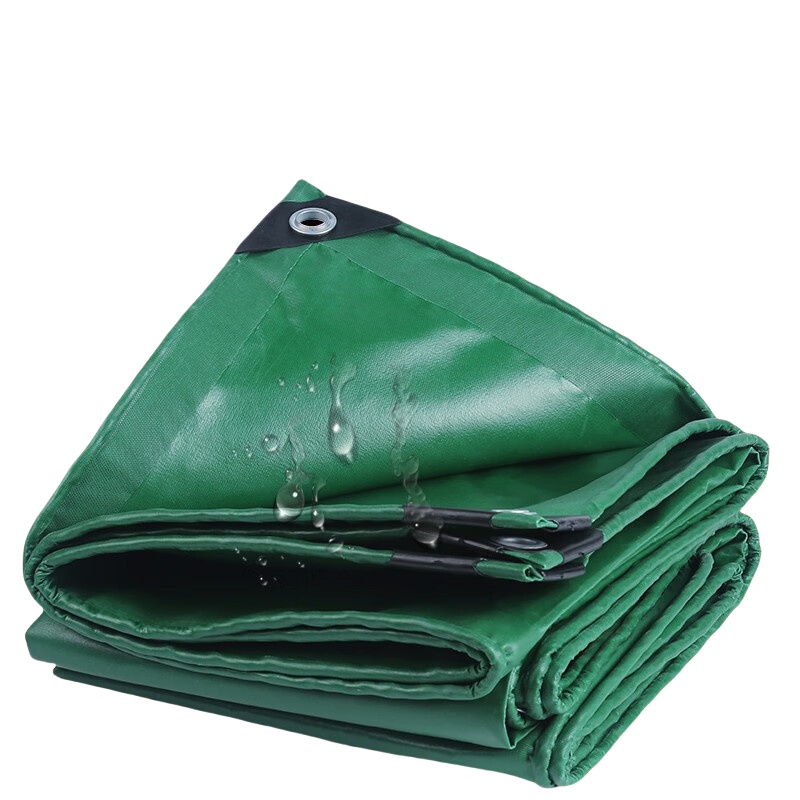 苏识 帆布 篷布 550g/m&sup2; （单位：平米） PVC防水防火涂层+高强涤纶丝基布 绿色