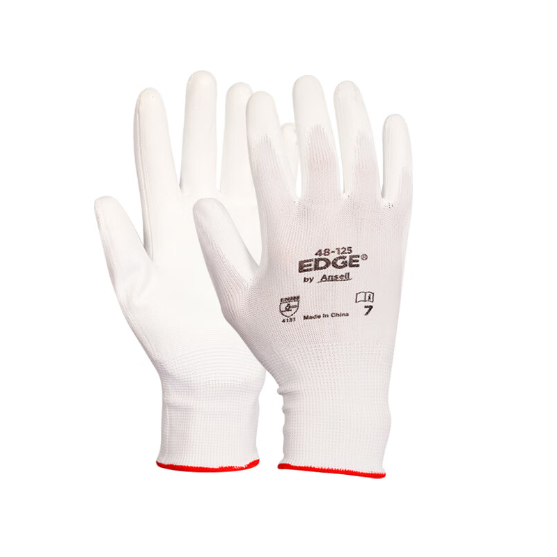 安思尔 48-125 防护手套 M码 （单位：双）  白色