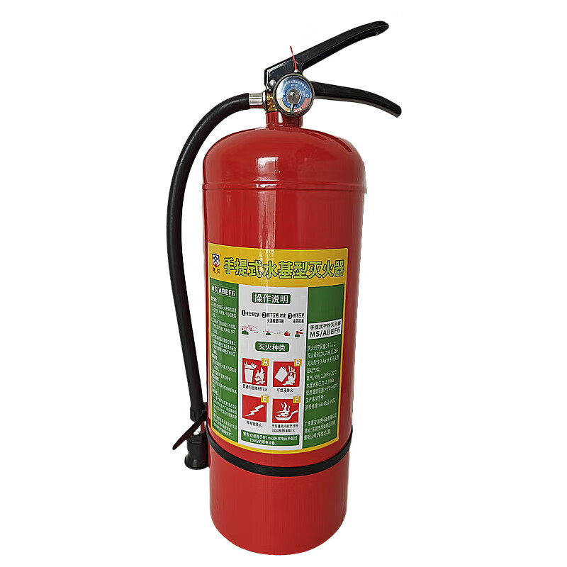 唐安 MS/ABEF6 手提式水基型灭火器 6L （单位：个）  