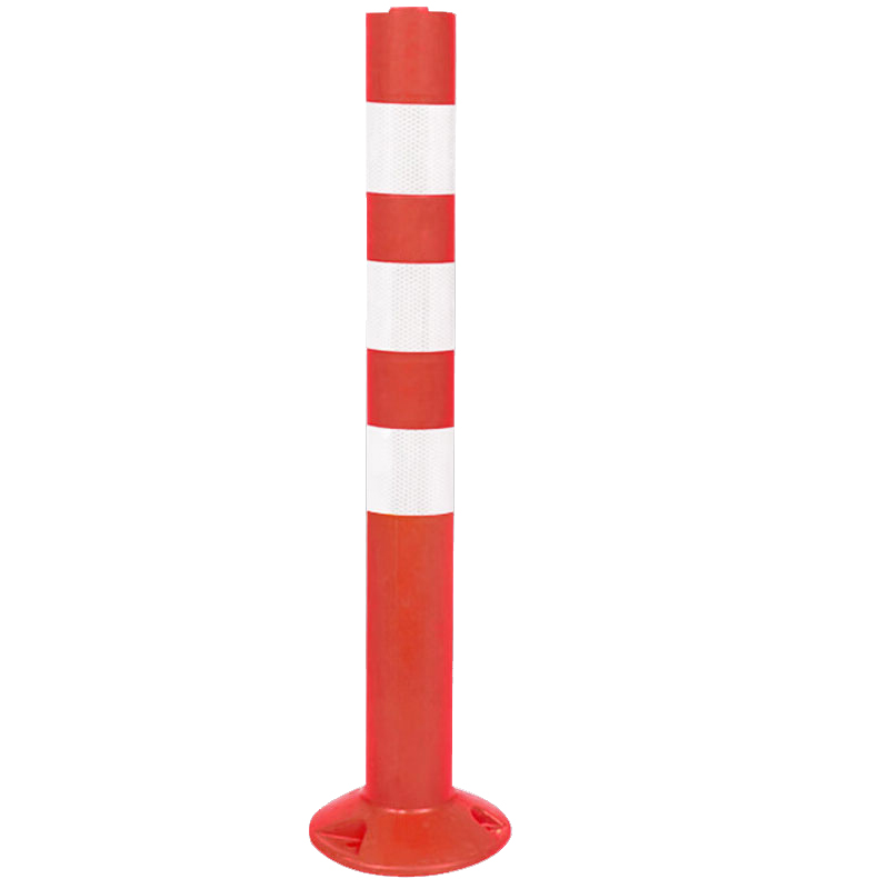 冰禹 BYyn-335 塑料警示柱 75cm （单位：个）  红白