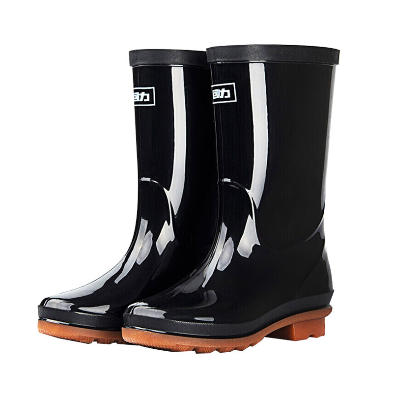 回力 853 中筒黑色雨靴 36码 （单位：双）  