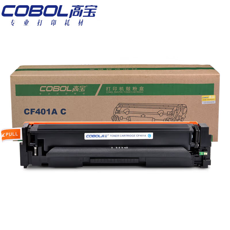 高宝（COBOL） CF401A 经济型硒鼓 1400页 （单位：支） 适用惠普M252n/M252dw/M277n/M277dw 蓝色
