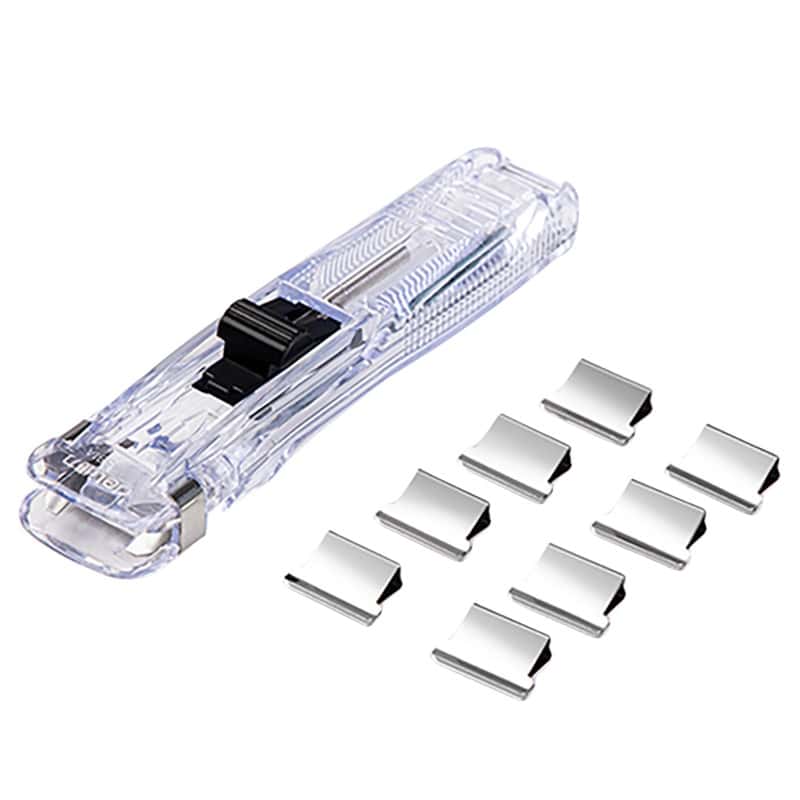  8591A 透明推夹器 可夹纸张数40张 （单位：只）  透明白