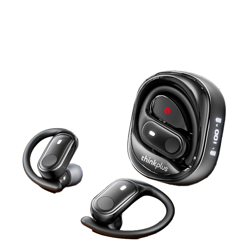 联想 LP79 开放式蓝牙耳机 蓝牙5.4 （单位：副）  黑色