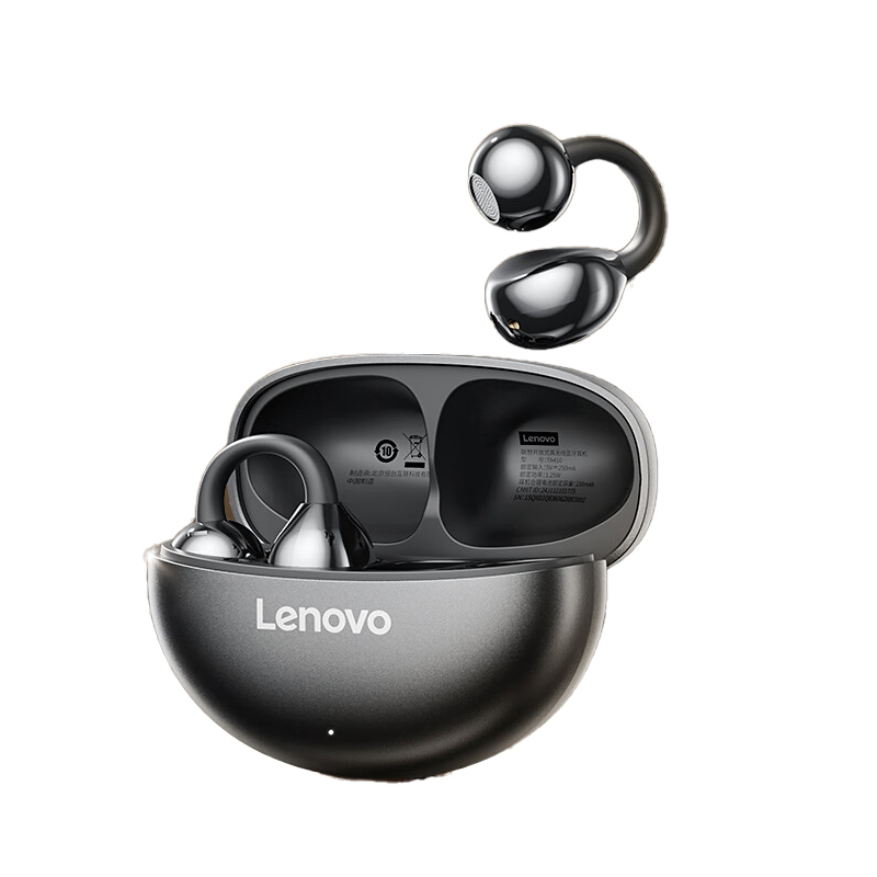 联想 TA410 蓝牙耳机 蓝牙5.4 （单位：副）  风暴灰