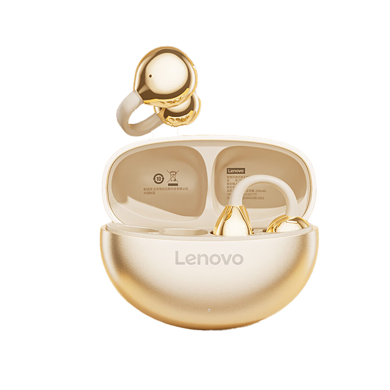 联想 TA410 蓝牙耳机 蓝牙5.4 （单位：副）  月岩白