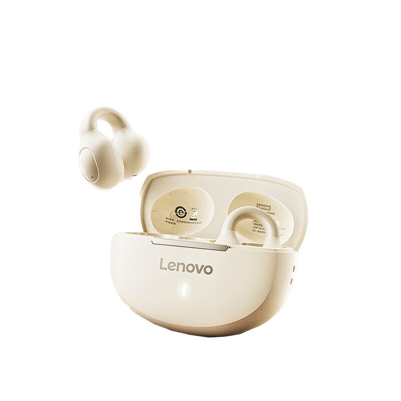 联想 EA420 开放式真无线蓝牙耳机 蓝牙5.4 （单位：副）  月岩白