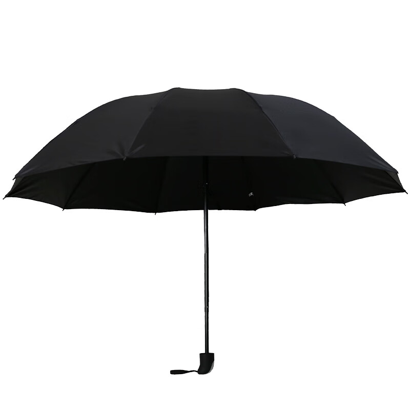 艾逸瑶选 YS-1849 贝尔10骨黑胶晴雨伞 60cm*10K （单位：把）  