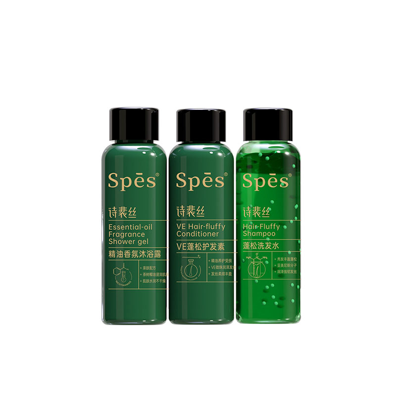 诗裴丝（Spes） 洗发水+沐浴露+护发素 蓬松洗护套装 50ml*3瓶/套 （单位：套）  
