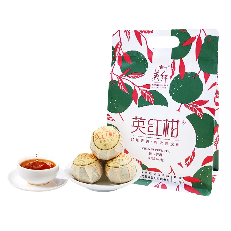 英红 英红柑 陈皮普洱简饮袋装 400克 （单位：袋）  