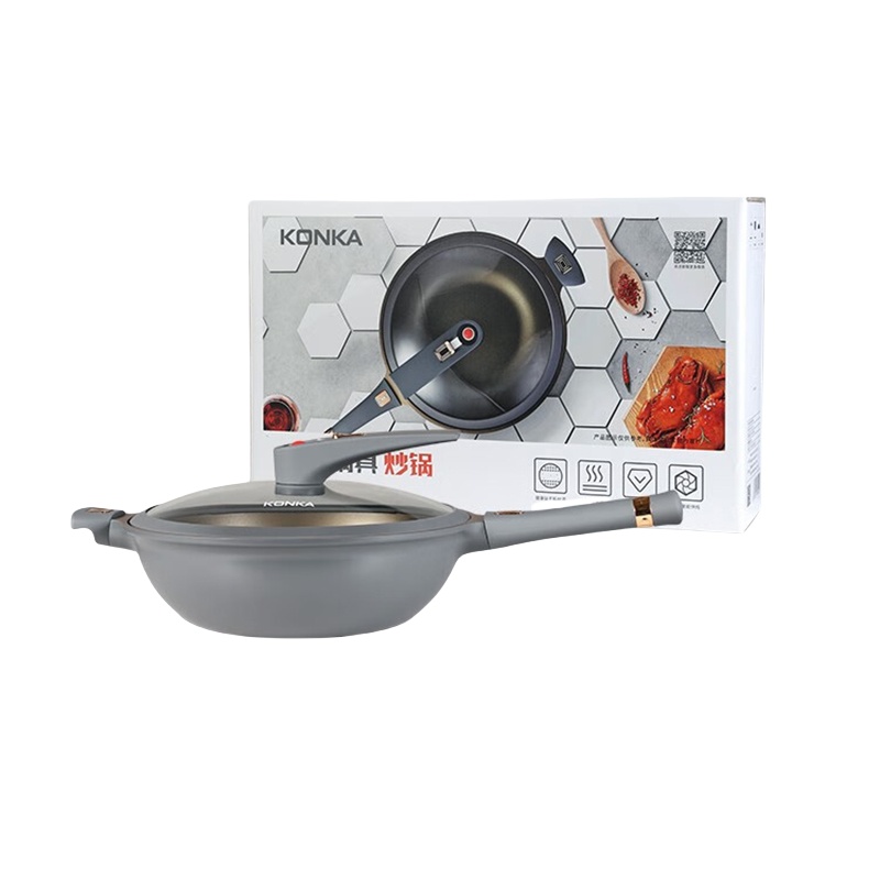 康佳（KONKA） KCG-3210 钛合金微压炒锅 32cm （单位：个）  