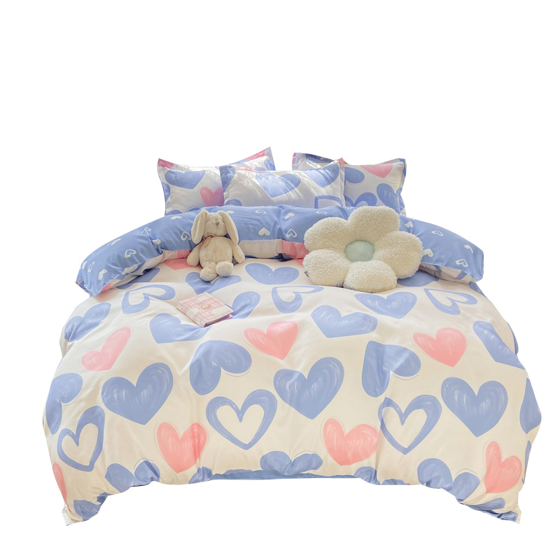 浪莎 LSMM002 亲肤磨毛四件套 被套200*230cm/床单230*230cm/枕套48*74cm*2 （单位：套）  太阳花