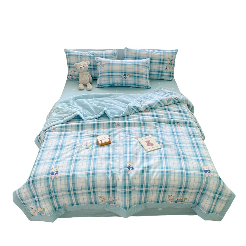 浪莎 LSXB012 全棉印花夏凉被 150*200cm （单位：床）  蓝调