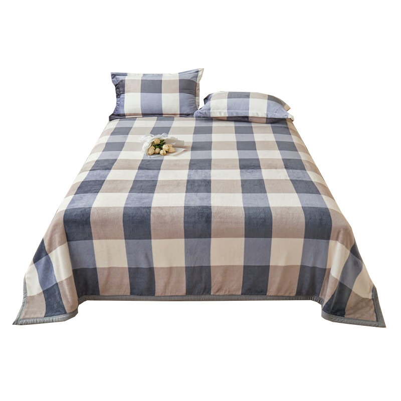 浪莎 LSMT001 牛奶绒毯 150*200cm （单位：条）  兰大格