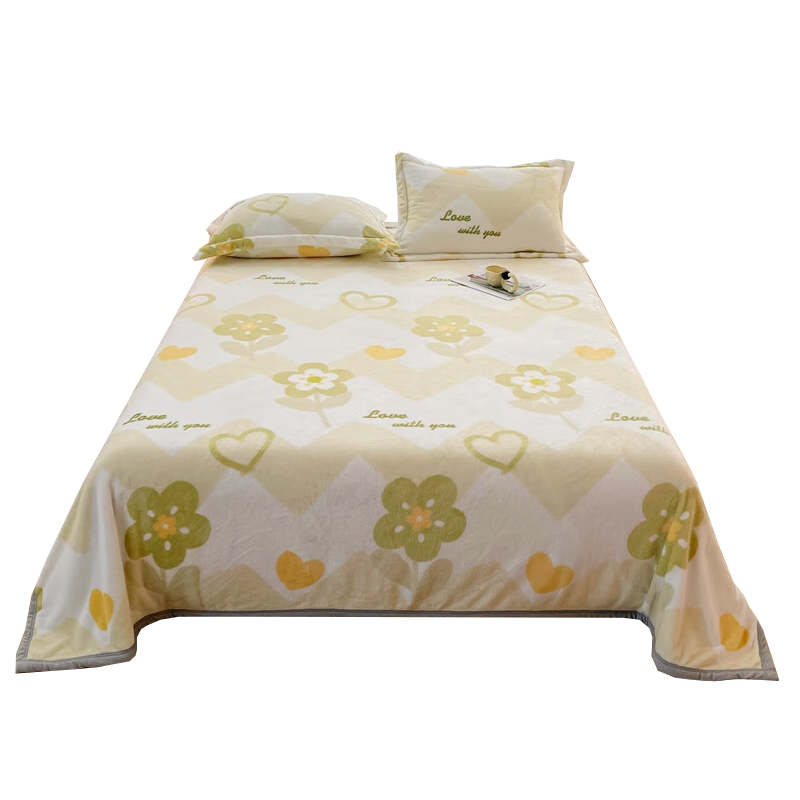 浪莎 LSMT004 牛奶绒毯 200*230cm （单位：条）  心花怒放