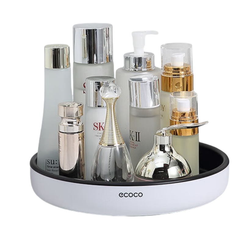 意可可（ecoco） E2022 旋转收纳盒 300mm*300mm*50mm （单位：个）  黑色