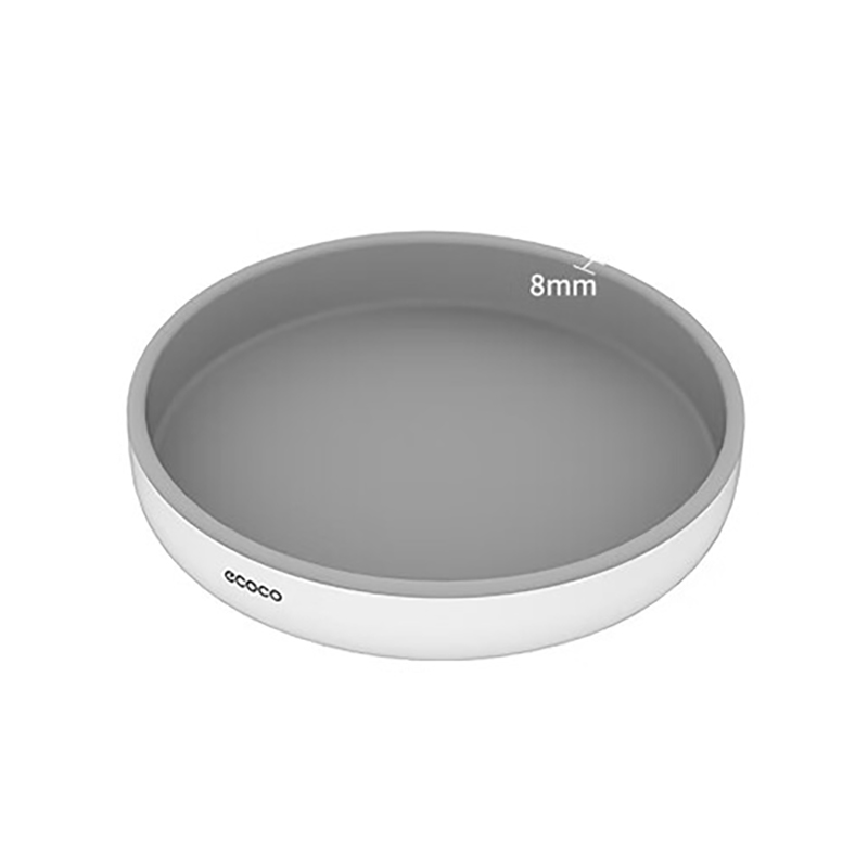 意可可（ecoco） E2022 旋转收纳盒 300mm*300mm*50mm （单位：个）  灰色