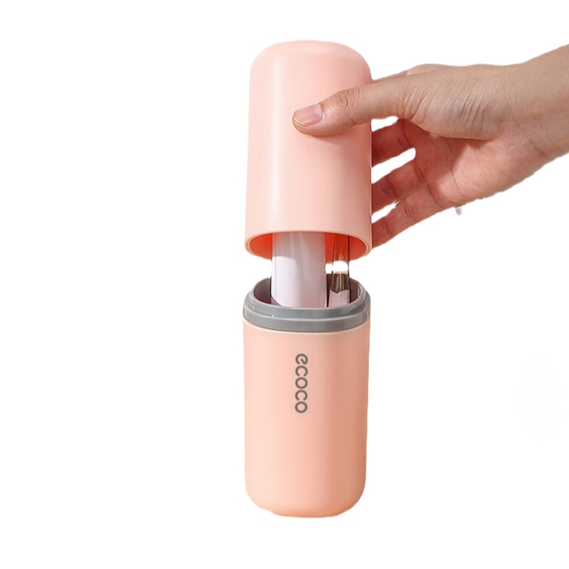 意可可（ecoco） E2107 旅行洗漱杯 75*62*202mm （单位：个）  粉色