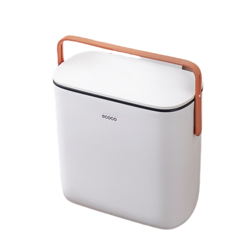 意可可（ecoco） E2236 壁挂垃圾桶 296*150*335mm （单位：个）  黑色