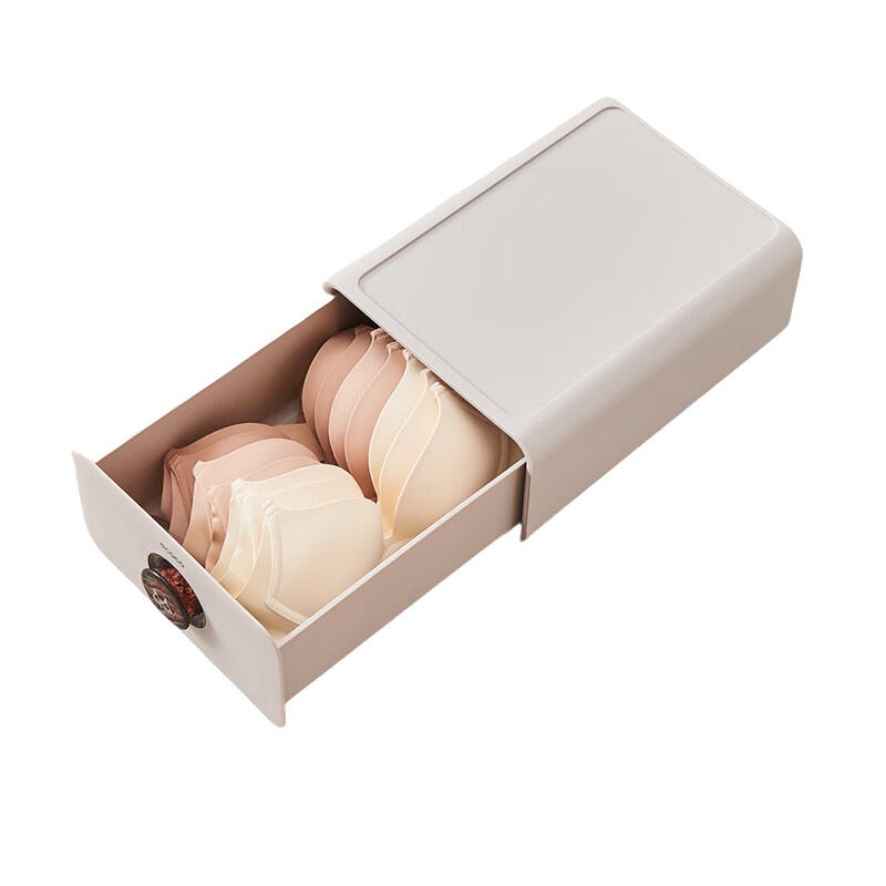 意可可（ecoco） E2340 抽屉式文胸收纳盒 344*250*146mm （单位：个）  浅灰色