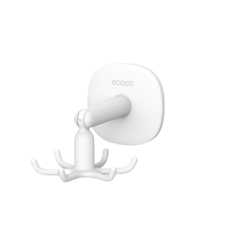 意可可（ecoco） E23163 可旋转六角挂钩 85*85*128mm （单位：个）  白色