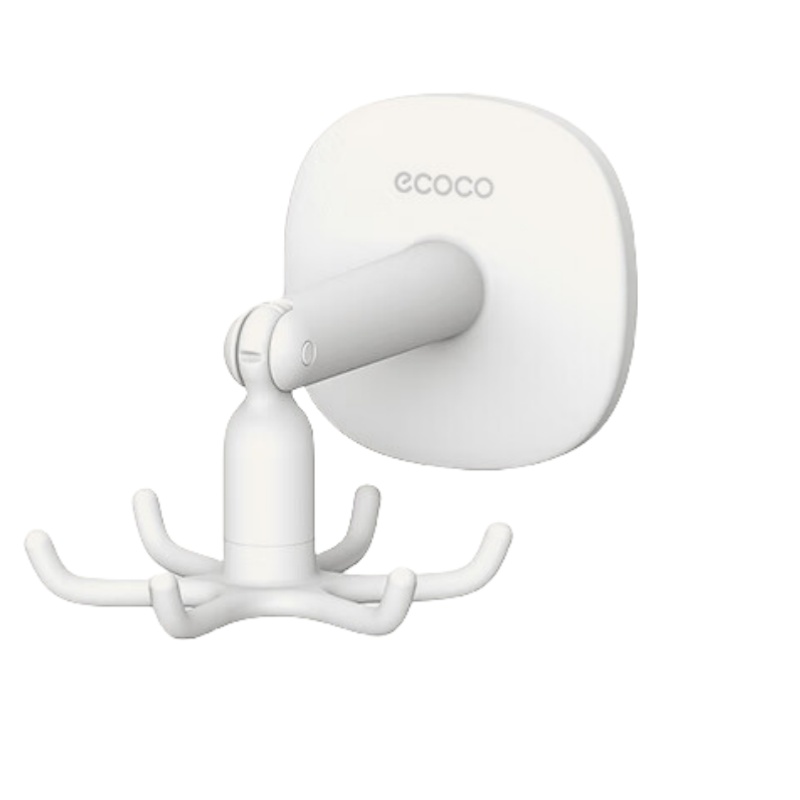 意可可（ecoco） E23164 可旋转六角挂钩 2个/组 （单位：组）  白色