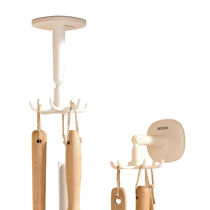 意可可（ecoco） E23164 可旋转六角挂钩 2个/组 （单位：组）  浅卡其