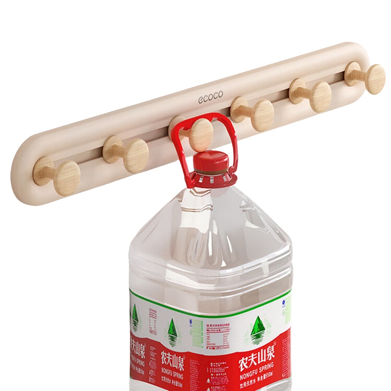 意可可（ecoco） E23154 可滑动免钉挂钩木纹 50*400mm （单位：个）  浅卡其