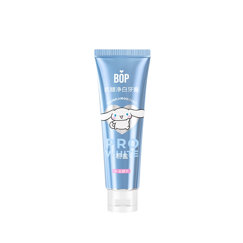 波普专研（bop） 粉盐樱花 抗糖净白牙膏 库洛米限定版 100g （单位：支） 包装随机发货 
