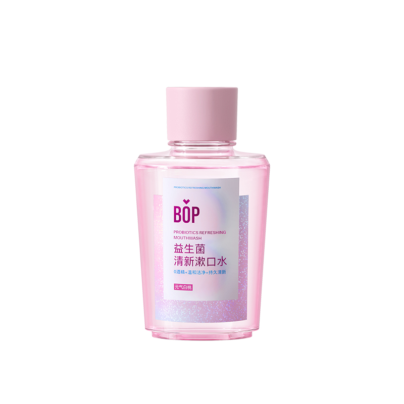 波普专研（bop） 元气白桃 益生菌清新漱口水 250ML （单位：瓶）  