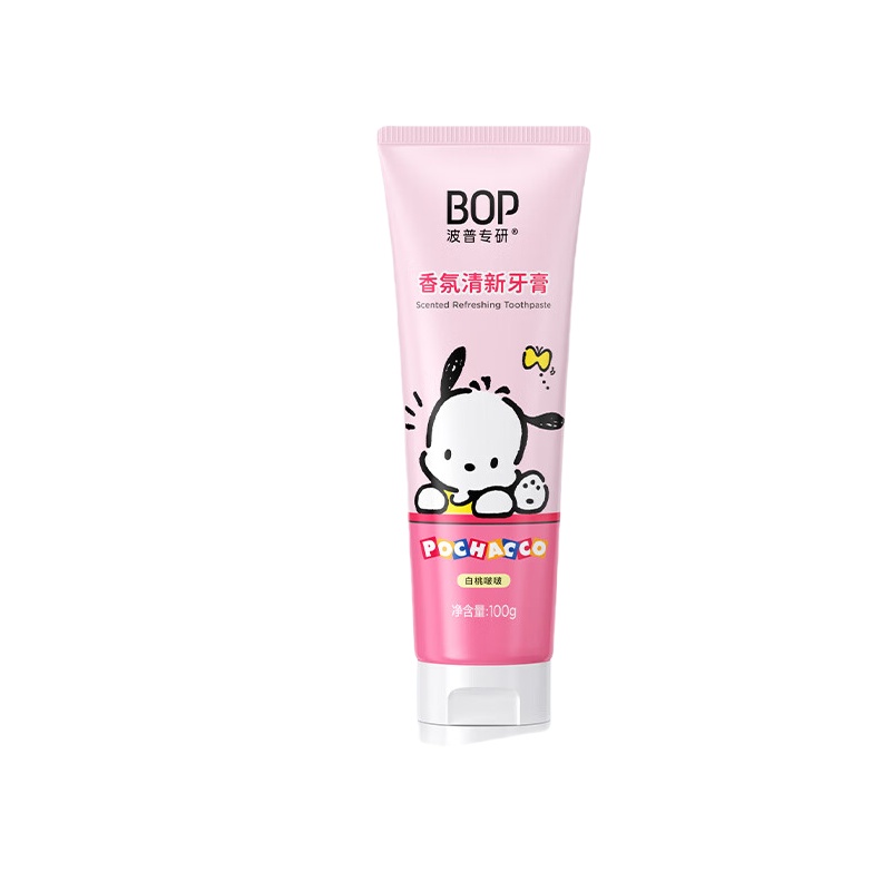 波普专研（bop） 白桃啵啵 三丽鸥4.0香氛清新牙膏 100g （单位：支）  