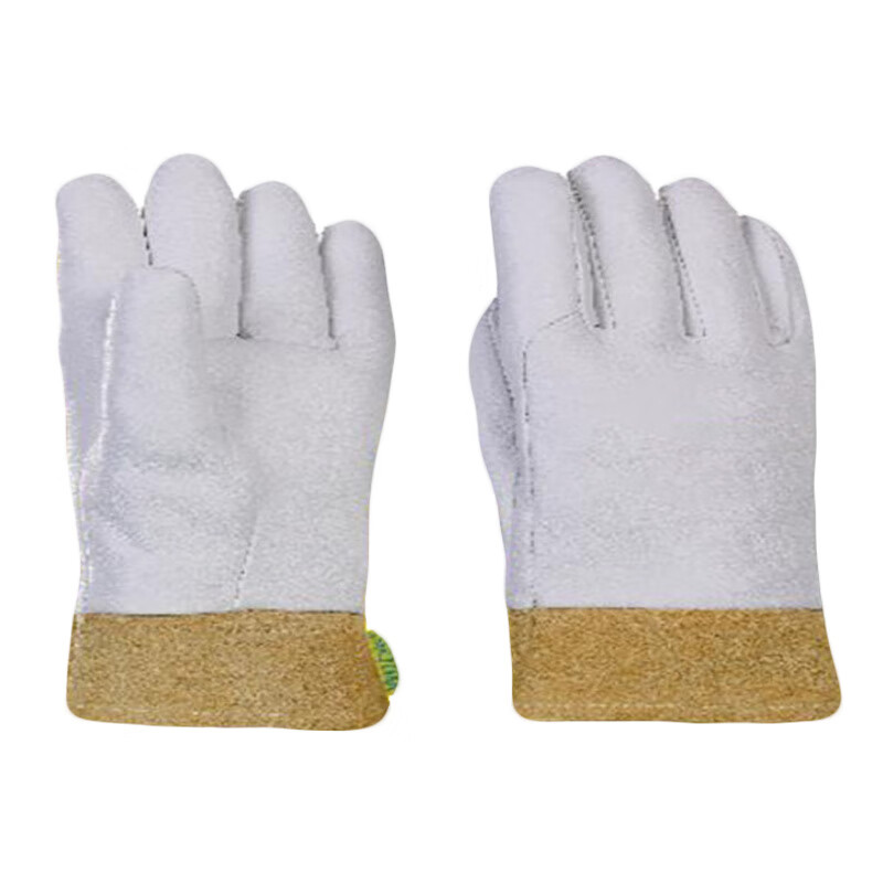 威特仕（WELDAS） 10-1008 羊青皮短袖筒款 手感宝氩弧焊TIG手套 XL （单位：对）  白色