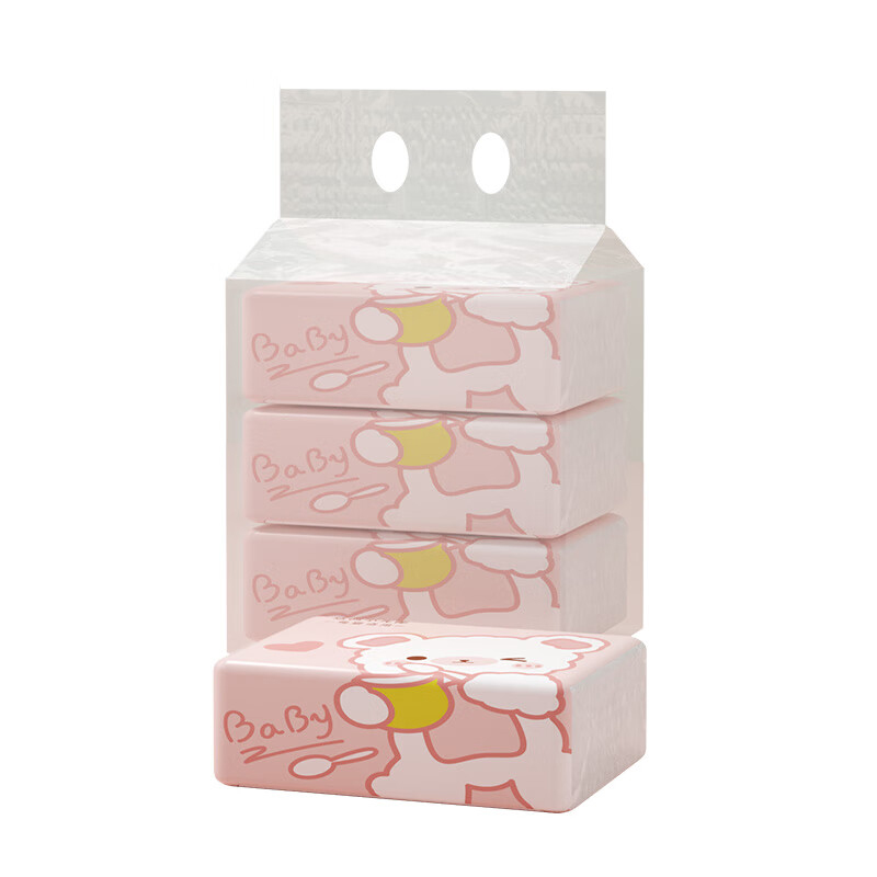 六只小虎 LZXH-3203 母婴白色抽纸 3包/提 （单位：提）