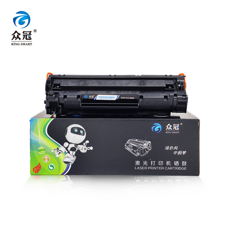 众冠 KSH-388A 硒鼓 含芯片 1500页 （单位：支） 适用HP Laserjet P1008/P1007/M1136 黑色