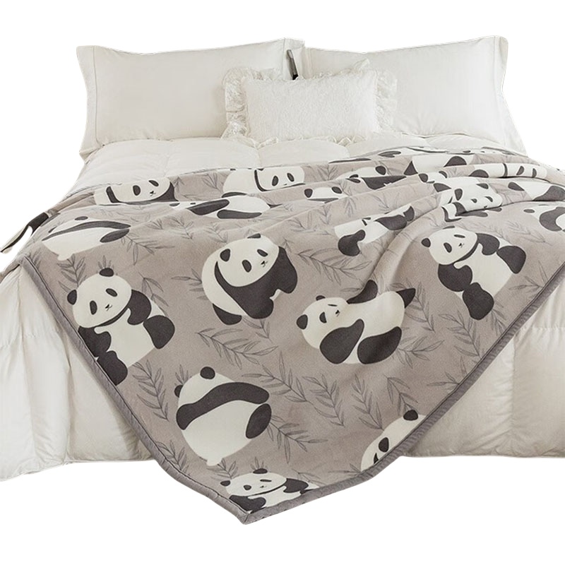 博洋宝贝（Beyond Kids） BYTZ313-150 憨憨熊猫轻奢盖毯 150*180cm 1215g （单位：条）