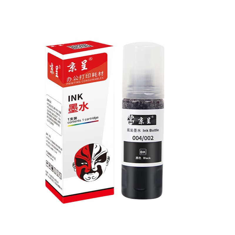 京呈 004 墨水 4500页 70ml （单位：支） 适用爱普生L3115 L1119 3119 3151 3153 3156 3158打印机 黑色