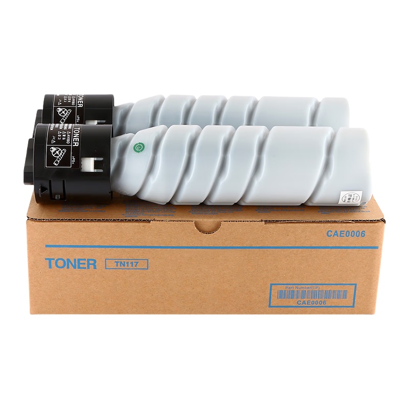 京呈 TN117H 大容量粉盒套装 24000页 2支/套 （单位：套） 适用美能达Bizhub 164粉盒185e碳粉7718复印机7818打印机碳粉 黑色