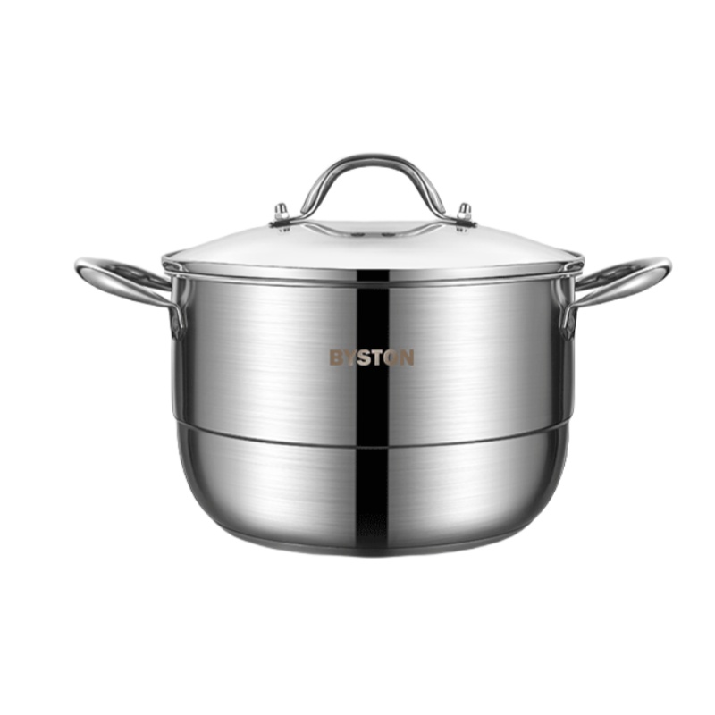 栢士德（BYSTON） BST-138 菲卡不锈钢蒸煮锅 24cm （单位：个）