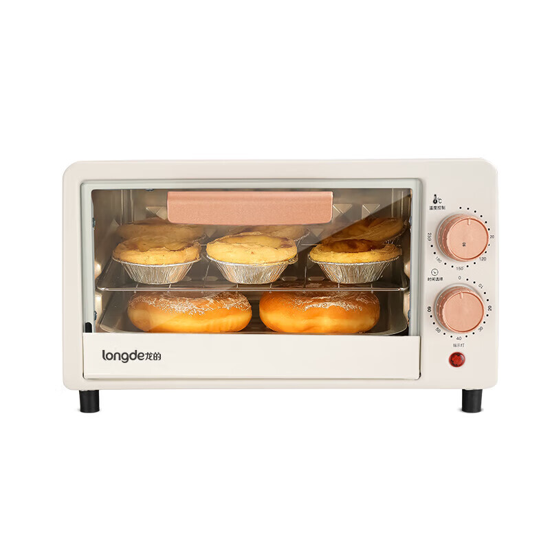 龙的（longde） LD-KX121 电烤箱 12L （单位：台） 米白