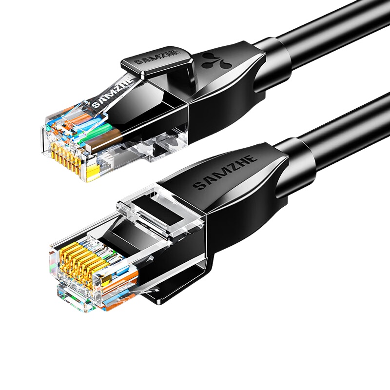 山泽（SAMZHE） HCT15 六类网线 1.5米 （单位：根） 黑色